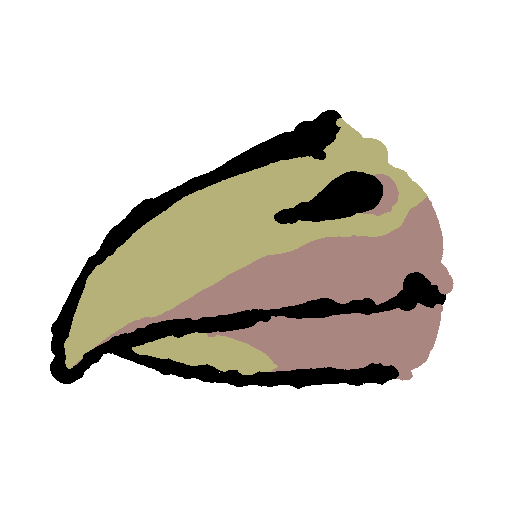 a short yellow beak